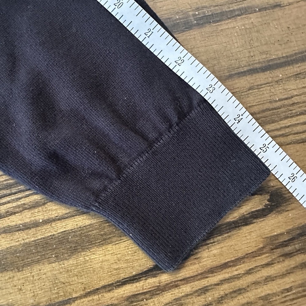 Lacoste Mens Black Sweater Shirt Classic Fit Crew Neck LS Pullover Logo Size XL - Picture 13 of 16
